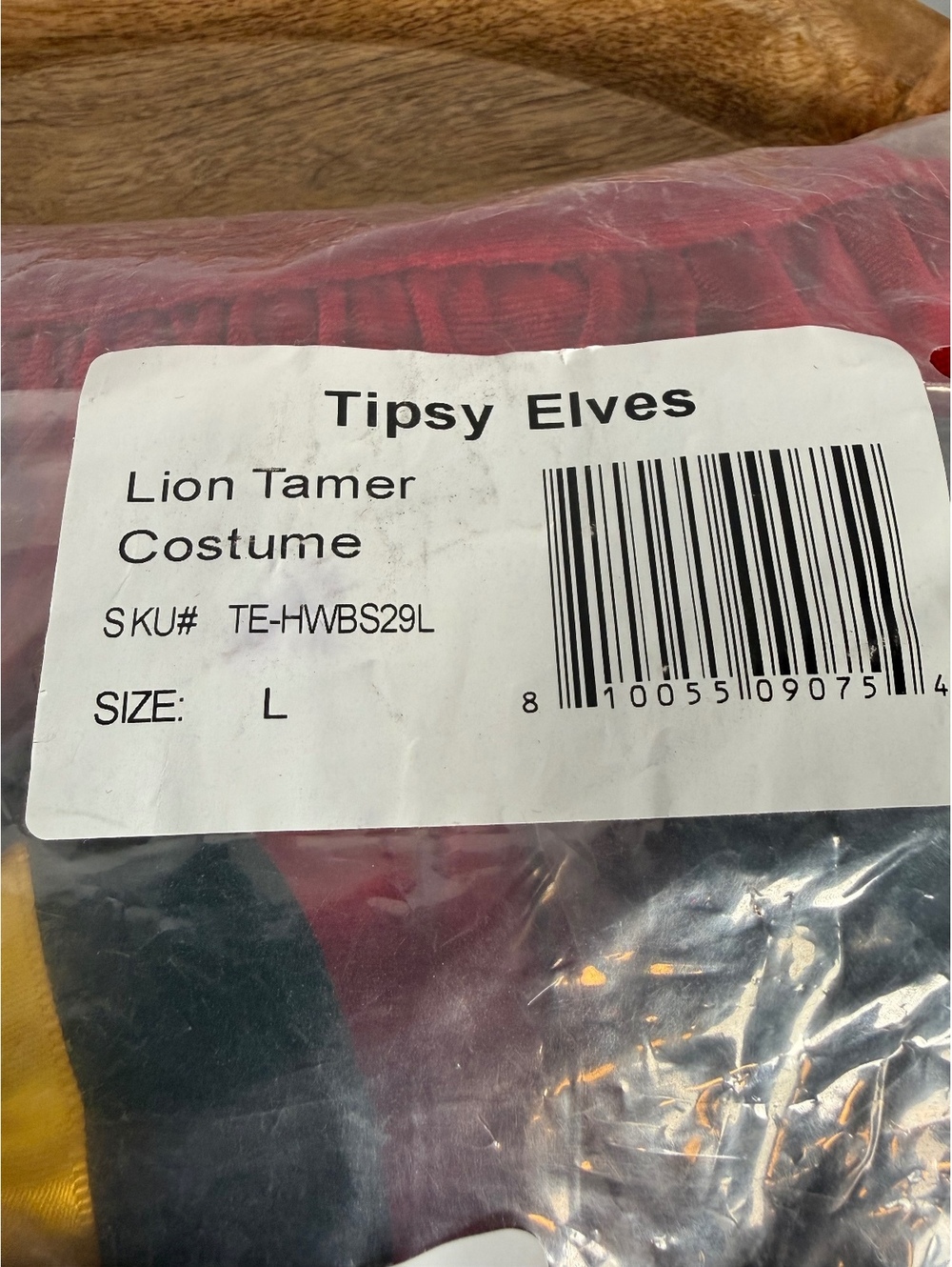 NWT Tipsy Elves Ringmaster Lion Tamer Costume Size Large - Picture 5 of 7